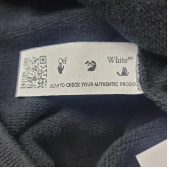 Off-White Rainbow Arrows Graphic Hoodie Size L Streetwear Essential - Picture 11 of 16